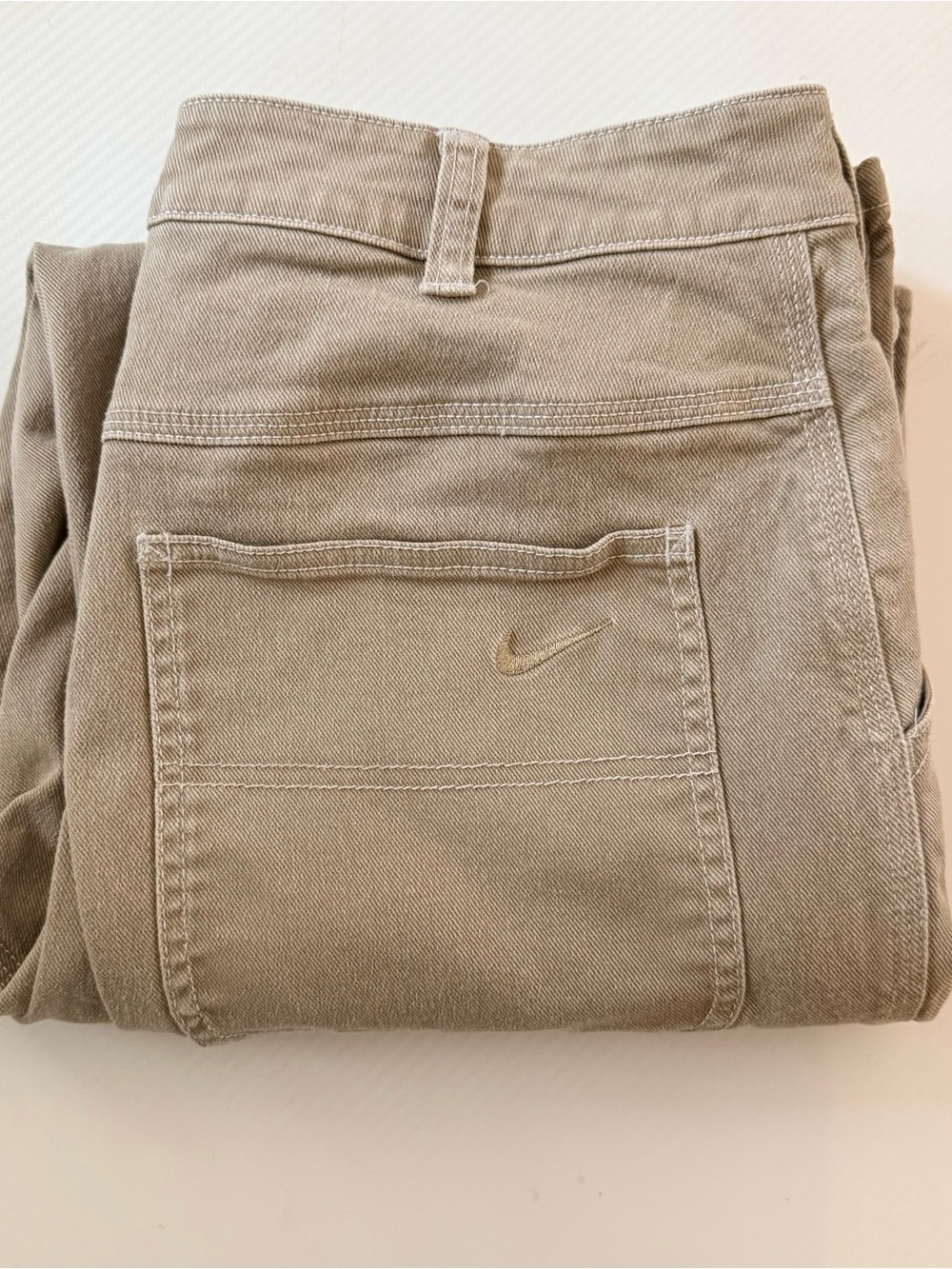 Nike Life Men’s Premium Carpenter Pants Khaki Twill Workwear 32 M - Picture 10 of 10